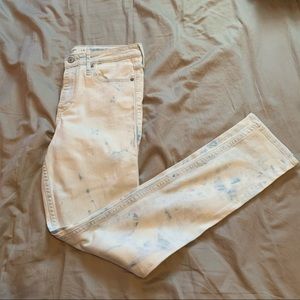 A&F Acid Washed High Rise Jeans